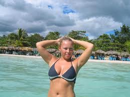 Boca Chica beach girl
